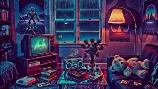💔 Sad Valentine&rsquo;s Night 🌧️ | Retro Synthwave Living Room Ambience | Heartbreak Songs