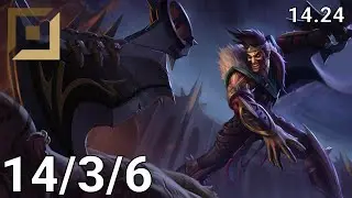 Draven ADC vs Syndra - EUW Master | Patch 14.24