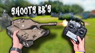 I BOUGHT AN RC AIRSOFT TANK!!!