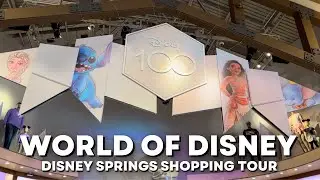 NEW World of Disney Merch | Star Wars, Marvel, 100th Anniversary | Disney Springs Shopping Tour