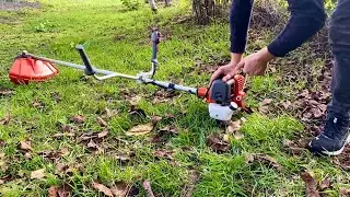 Як завести мотокосу⁉️Запуск бензотримера Husqvarna 331R