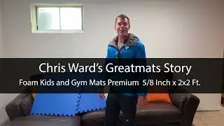Chris Ward's Greatmats Story: Foam Kids and Gym Mats Premium in Royal Blue