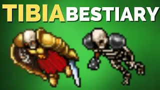 TIBIA BESTIARY Skeleton Elite Warrior, Undead Elite Gladiator - Darashia