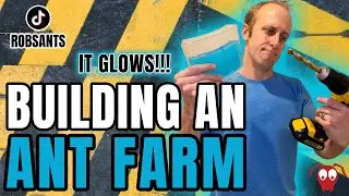 Building a Glow in the Dark ANT FARM!!