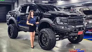 The Most Powerful Ford Ranger XLS Fully Customized With a Lifted Off Road Suspension Thailand Review
