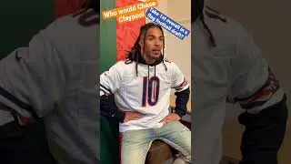 Who would #bears WR Chase Claypool take 1st overall in a flag football draft? #nfl #nfldraft