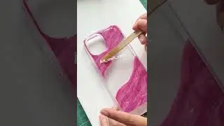 Resin #Mobile Cover combination of pink shades order ur favorite colour now...👈