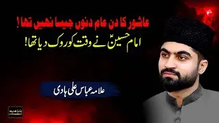 Ashur Ka Din Amm Din Nahi Tha | Alama Abbas Ali Hadi | #majlis2025 #majlis #majliseaza #viralmajlis