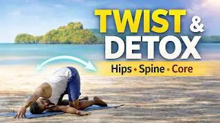 45-Min Twist Yoga Flow for Hips, Spine & Lower Back | Beginner Friendly