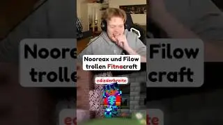 UNSICHTBAR in MINECRAFT! Filow & Nooreax trollen Ediz 🤯 #shorts
