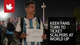 Scalping tickets is illegal at the World Cup, but there's still a brisk trade