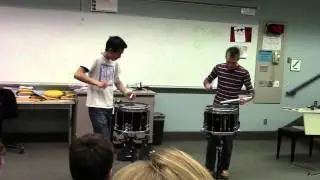 Kyle Tsuchiya and Andy Eklund snare duet 2015 - 