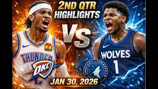 Oklahoma City Thunder vs Minnesota Timberwolves 2nd Qtr Highlights Jan 30. 2026 | NBA today
