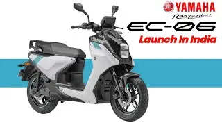 Yamaha's First Electric Scooter🔥 Yamaha EC-06 Launched  -160 km Maxi Scooter | Price | Features