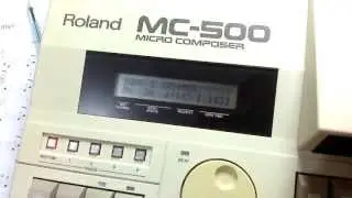Roland MC-500 Micro Composer - Rhythm track test