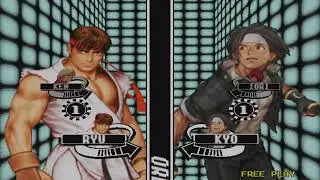 Capcom Fighting Collection Vol 2 CVS1 Ryu Ken Playthrough