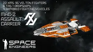 XSF Assault Carrier - Interior and Exterior updates | Space Engineers