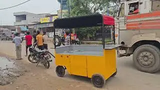 सभी तरह के फूड स्टाल हमारे यहाँ बनाये जाते है।।food cart ||Chinese food stall Food Cartfactory