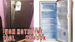 Von Hotpoint 190L Fridge Review || Single Door Fridge|This is Fash