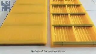 polyurethane industrial screen panel, industrial mesh, pu industry deck