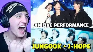 BTS JIN 'Super Tuna' Feat. JUNGKOOK + J-HOPE WYSTĘP NA ŻYWO - REAKCJA!