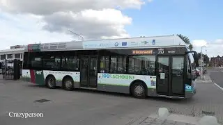 RET Waterstofbus Vertrek Remise Sluisjesdijk op Lijn 70