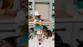 Sweetest Chef Ever! 🍰🐾 | Meowverse #shorts  #funny #cats #cat