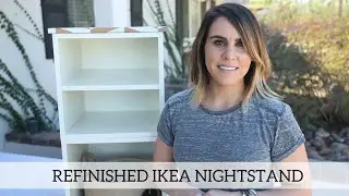Refinished Ikea Nightstand - Home Decor DIY