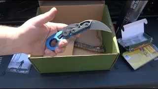 CRATE CLUB : (April 2024) OH NO...I Dropped A Brand New Knife Blade 1st On My Driveway!!!