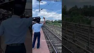 Indian Railways: Hand Signal & Headlight Blink