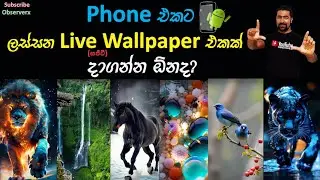 How to Set Awesome Live Wallpapers on Your Phone Easily | In Sinhala