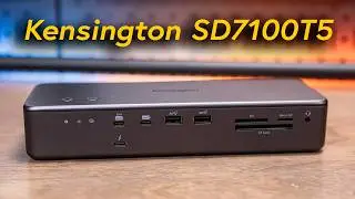 Док-станция Kensington SD7100T5 EQ Pro: Thunderbolt 5, слот для NVME SSD и множество портов!