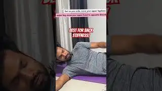 Back stiffness mobility! #backmobility #shortsviral