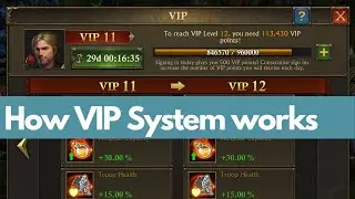 VIP Levels explained - King of Avalon (May 2020)