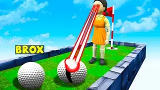 SQUID GAME PARKOUR beim GOLF SIMULATOR!!