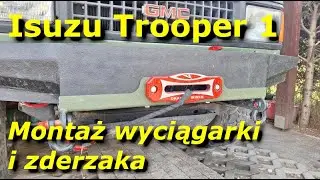 Isuzu Trooper 1 - Montaż wyciągarki i zderzaka