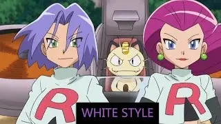 Pokemon - Black and White - Team Rocket - White Style