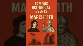 Famous Historical Events of March 11th #shorts #history #usa