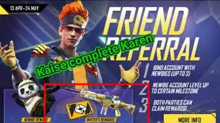 Friend referral event kaise Complete Karen | Free fire Friend Referral Event | #shorts