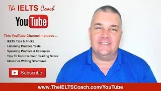 Study IELTS on YouTube with The IELTS Coach