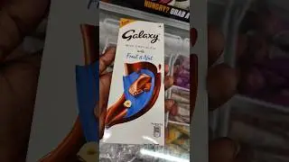 🤯💥 GALAXY with FRUIT&NUT 💢‼️/Milk chocolate 🍫/#galaxy #shorts #chocolate #tastyfoodjournal #viral