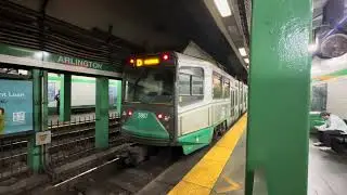 MBTA Green Line Light Rail Action (2025) 