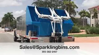 Truck Mounted Trash Bin Cleaner