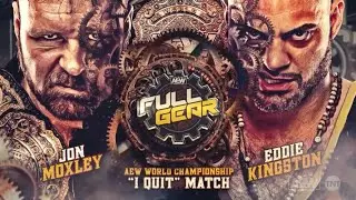 AEW: Full Gear 2020 Official Match Card.