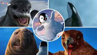 Все боссы Happy Feet 2 | Wii 4K @ZigZagGamerPT