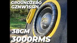 #GROUNDZERO #GZNW15SPL #XFLEX 3000RMS 1OHM &Ccedil;İFT BOBİN SUBWOFER #BAĞSOUND