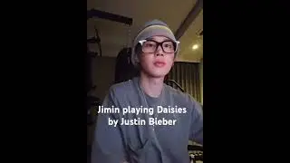 JIMIN playing Daisies by Justin Bieber 😍 JIMIN#HappyJiminDay #GoodHumanJimin