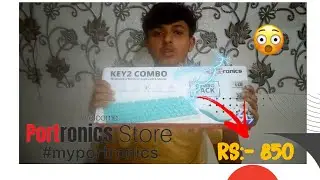 [ Portronics Wire Less Keyboard ] UNBOXING Review ] Technical Power