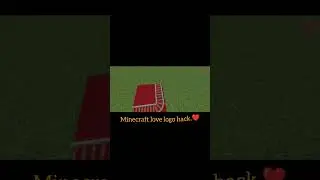 Minecraft Love Logo Hack ❤️😱 | 100% Working Trick 🔥
