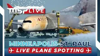 🔴 LIVE WINTER AIRPORT ACTION W/ DEICING OPS! ❄ MSP AIRPORT ❄ 2/20/26